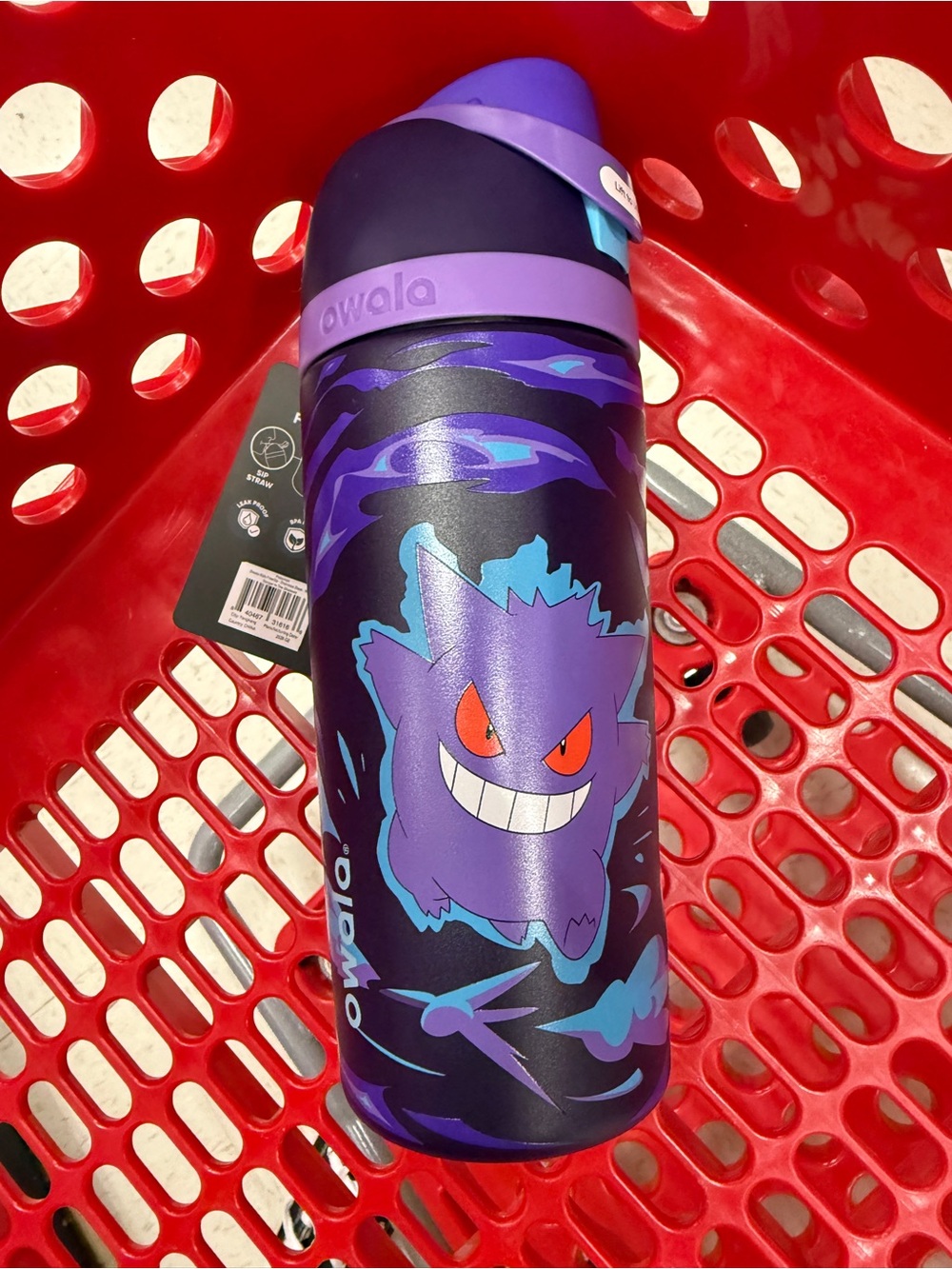POKÉMON x OWALA FreeSip 16 oz Gengar in the Shadows Stainless Steel Water Bottle